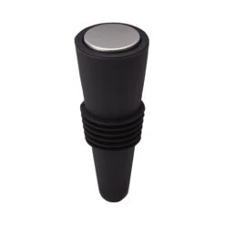 Bonito Silicone Wine Stopper (Q752611) -Qualityimprint Shop Q752611 black wine stopper with logo 5