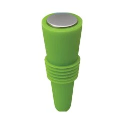 Bonito Silicone Wine Stopper (Q752611) -Qualityimprint Shop Q752611 lime wine stopper with logo 4