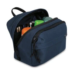 Renew RPET Toiletry Bag - Navy (Q764822) 5 Renew RPET Toiletry Bag - Navy (Q764822) -Qualityimprint Shop Q764822 Navy Toiletry Bags with logo 1