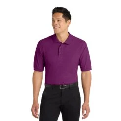 Port Authority® Silk Touch™ (Q77248) -Qualityimprint Shop Q77248 DeepBerry Polo Shirts with logo 1