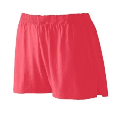 Augusta Drop Ship Girls Trim Fit Jersey Short (Q774011) 12 Augusta Drop Ship Girls Trim Fit Jersey Short (Q774011) -Qualityimprint Shop Q774011 red shorts with logo 5