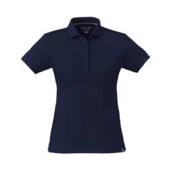 EVANS Eco Short Sleeve Polo - Womens (Q780722) -Qualityimprint Shop Q780722 navy polo shirts with logo 4