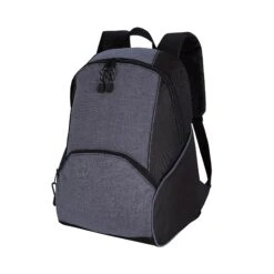 Atchison® Two-Tone On The Move Backpack (Q784332) -Qualityimprint Shop Q784332 black backpacks with logo 3