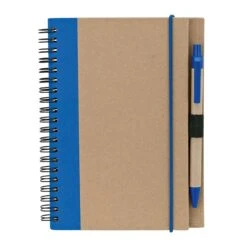 5" X 7" Notebook & Pen Set (Q801765) 9 5" X 7" Notebook & Pen Set (Q801765) -Qualityimprint Shop Q801765 blue blank notebooks withlogo 4