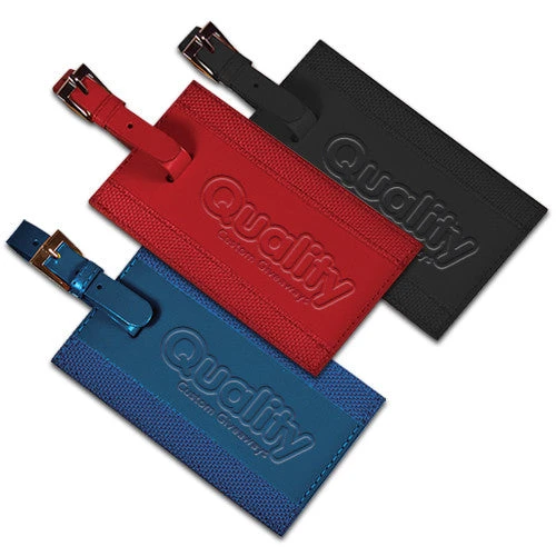 Majestic™ Leather Luggage Tag (Q807235) 1 Majestic™ Leather Luggage Tag (Q807235)
