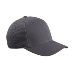 Flexfit® Adult Ultrafibre And Airmesh Cap (Q809622) -Qualityimprint Shop Q809622 Dark Grey Caps with logo 6