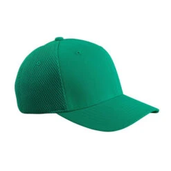 Flexfit® Adult Ultrafibre And Airmesh Cap (Q809622) -Qualityimprint Shop Q809622 Green Caps with logo 4