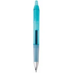 BIC® Intensity® Clic™ Gel Pen (Q81039) -Qualityimprint Shop Q81039 clear blue pens with logo 6
