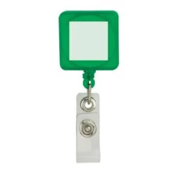 Plastic Badge Holder With Clip (Q814311) -Qualityimprint Shop Q814311 green blank badgeholders withlogo 4