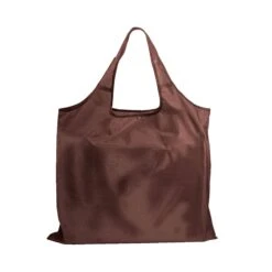 RPET Fold-Away Carryall (Q817611) -Qualityimprint Shop Q817611 choco brown tote bags with logo 5
