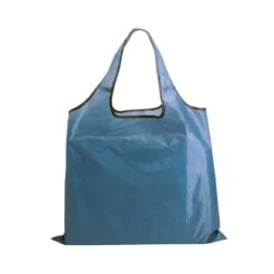 RPET Fold-Away Carryall (Q817611) -Qualityimprint Shop Q817611 steel blue tote bags with logo 3