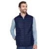 Core 365® Men's Prevail Packable Puffer Vest (Q819622) 17 Core 365® Men's Prevail Packable Puffer Vest (Q819622) -Qualityimprint Shop Q819622 navy vests with logo 3