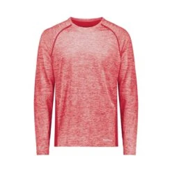Holloway Electrify CoolCore® Long Sleeve T-Shirt (Q825222) -Qualityimprint Shop Q825222 scarletheather long sleeve t shirts with logo 15