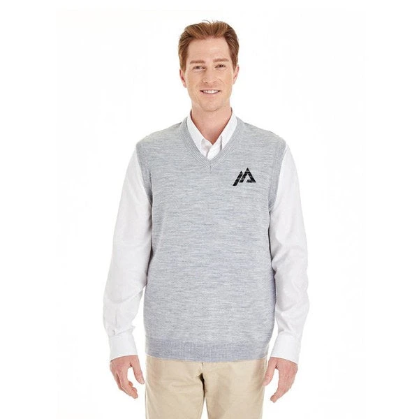 Harriton Men's Pilbloc™ V-Neck Sweater Vest (Q828922) 1 Harriton Men's Pilbloc™ V-Neck Sweater Vest (Q828922)