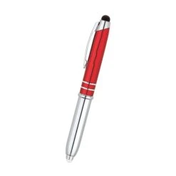Ballpoint Pen / Stylus / LED Light (Q82965) -Qualityimprint Shop Q82965 red blank pens withlogo 7