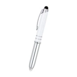 Ballpoint Pen / Stylus / LED Light (Q82965) -Qualityimprint Shop Q82965 white blank pens withlogo 10