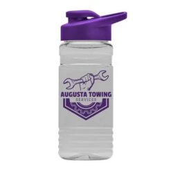 20 Oz. Clear Sports Bottle - Drink-Thru Lid (Q832722)