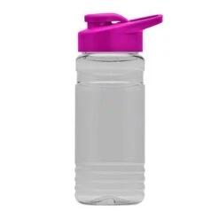 20 Oz. Clear Sports Bottle - Drink-Thru Lid (Q832722) -Qualityimprint Shop Q832722 Plastic Sports Bottles with logo 10