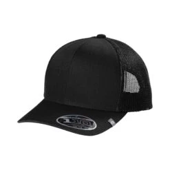 TravisMathew Cruz Trucker Cap (Q839722) -Qualityimprint Shop Q839722 black caps with logo 9