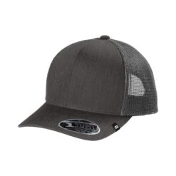 TravisMathew Cruz Trucker Cap (Q839722) -Qualityimprint Shop Q839722 heatherblack caps with logo 8