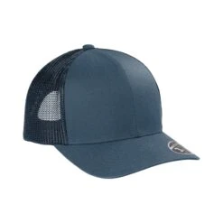 TravisMathew Cruz Trucker Cap (Q839722) -Qualityimprint Shop Q839722 indigo caps with logo 4