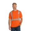 CornerStone® ANSI 107 Class 2 Mesh Tee (Q843332) -Qualityimprint Shop Q843332 safetyorange t shirts with logo 1