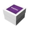 4" X 4" X 3" White Deluxe Gift Box (Q850322) -Qualityimprint Shop Q850322 white boxes with logo 1