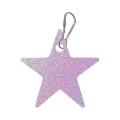 Acrylic Zipper Pull - Star (Q851122) -Qualityimprint Shop Q851122 glitter zipperpull swith logo 3