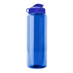32 Oz. Guzzler Transparent Bottle - Flip Lid (Q853722) -Qualityimprint Shop Q853722 blank plastic sports bottles with logo 2