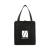 Little Juno Non-Woven Grocery Tote (Q862322) -Qualityimprint Shop Q862322 black grocery bags with logo 1