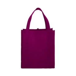 Little Juno Non-Woven Grocery Tote (Q862322) -Qualityimprint Shop Q862322 burgundy grocery bags with logo 17
