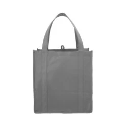 Little Juno Non-Woven Grocery Tote (Q862322) -Qualityimprint Shop Q862322 gray grocery bags with logo 13