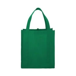 Little Juno Non-Woven Grocery Tote (Q862322) -Qualityimprint Shop Q862322 green grocery bags with logo 14