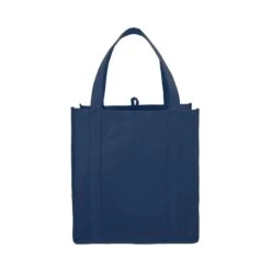 Little Juno Non-Woven Grocery Tote (Q862322) -Qualityimprint Shop Q862322 navy grocery bags with logo 10