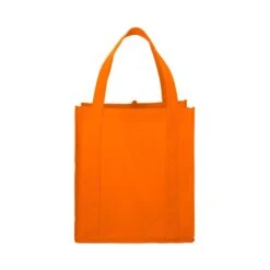Little Juno Non-Woven Grocery Tote (Q862322) -Qualityimprint Shop Q862322 orange grocery bags with logo 9
