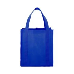 Little Juno Non-Woven Grocery Tote (Q862322) -Qualityimprint Shop Q862322 royal grocery bags with logo 6
