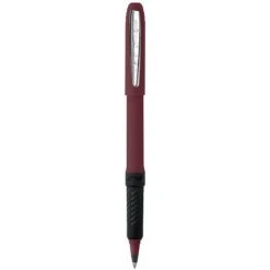 BIC® Grip Roller Pen (Q86276) -Qualityimprint Shop Q86276 burgundy black clipup open pens with logo 9