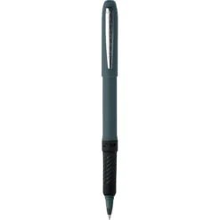 BIC® Grip Roller Pen (Q86276) -Qualityimprint Shop Q86276 charcoal black clipup open pens with logo 8