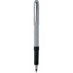BIC® Grip Roller Pen (Q86276) -Qualityimprint Shop Q86276 lightgray black clipup open pens with logo 5
