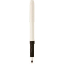 BIC® Grip Roller Pen (Q86276) -Qualityimprint Shop Q86276 white black clipdown open pens with logo 2
