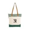 Atchison® Cora Lane Cotton Tote (Q864332) -Qualityimprint Shop Q864332 green tote bags with logo 1