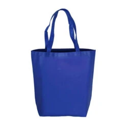 Coral Economy Grocery Tote Bags - Silkscreen (Q875711) -Qualityimprint Shop Q875711 blue tote bags with logo 3