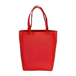 Coral Economy Grocery Tote Bags - Silkscreen (Q875711) -Qualityimprint Shop Q875711 red tote bags with logo 5