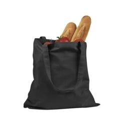 BAGedge 6 Oz. Canvas Promo Tote (Q875965) -Qualityimprint Shop Q875965 black tote bags with logo 2