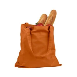 BAGedge 6 Oz. Canvas Promo Tote (Q875965) -Qualityimprint Shop Q875965 orange tote bags with logo 6