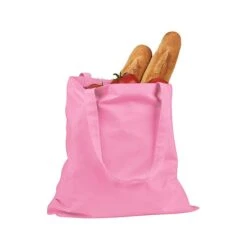 BAGedge 6 Oz. Canvas Promo Tote (Q875965) -Qualityimprint Shop Q875965 pink tote bags with logo 7