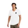 District ® Very Important Tee ® V-Neck (Q887922) -Qualityimprint Shop Q887922 white v neck tshirts with logo 1