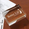 Rectangle Paperweight Award (Q889511) -Qualityimprint Shop Q889511 paperweights with logo 1