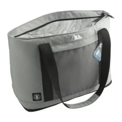Arctic Zone® Repreve® 25-50 Can Expandable Cooler (Q894622) -Qualityimprint Shop Q894622 gray open coolerbags withlogo 5