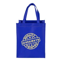 Full View Junior Large Imprint Shopping Tote Bags (Q895711)